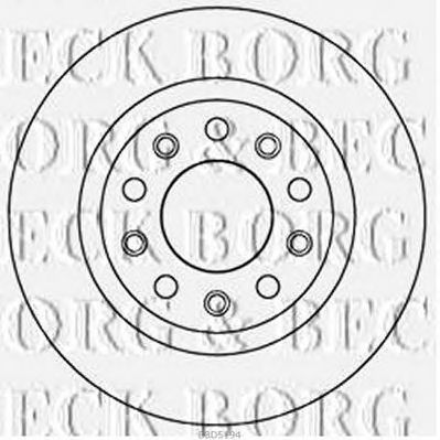BORG & BECK bbd5194 -  Тормозной диск